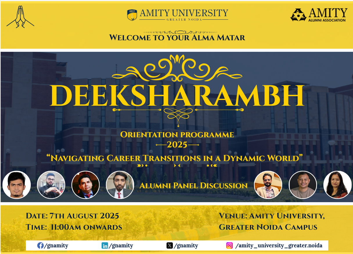 Navigating Career Transitions In A Dynamic World - Orientation Program